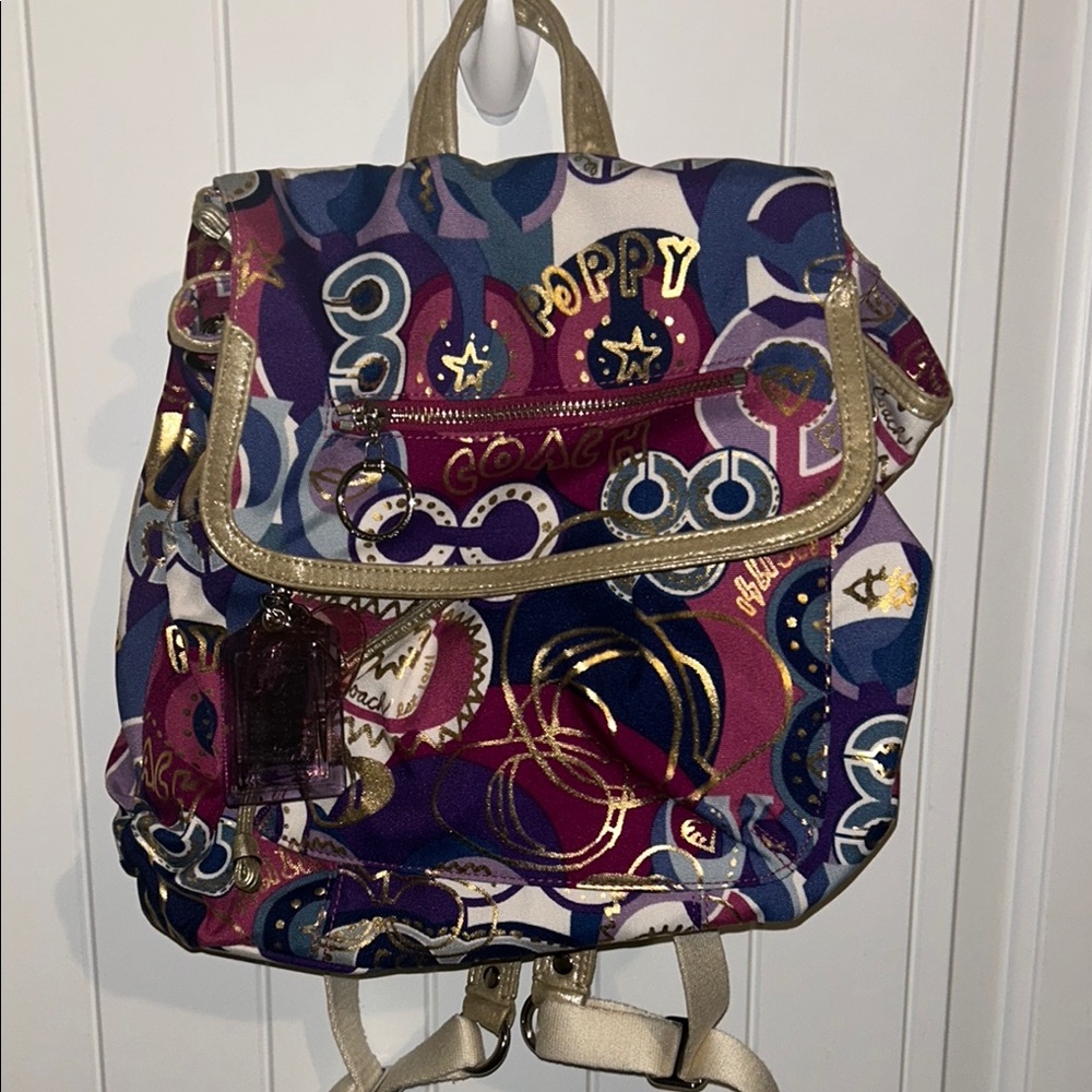Coach Multicolor Poppy Backpack